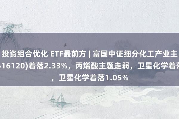 投资组合优化 ETF最前方 | 富国中证细分化工产业主题ETF(516120)着落2.33%，丙烯酸主题走弱，卫星化学着落1.05%