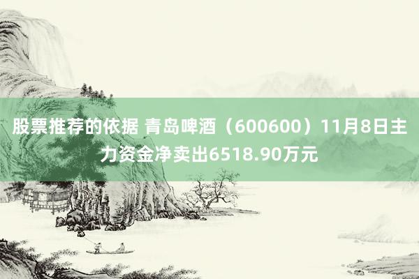 股票推荐的依据 青岛啤酒（600600）11月8日主力资金净卖出6518.90万元