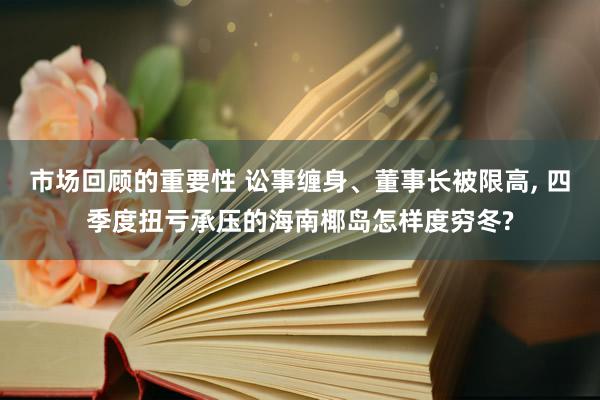 市场回顾的重要性 讼事缠身、董事长被限高, 四季度扭亏承压的海南椰岛怎样度穷冬?