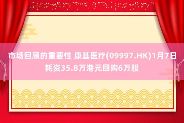 市场回顾的重要性 康基医疗(09997.HK)1月7日耗资35.8万港元回购6万股