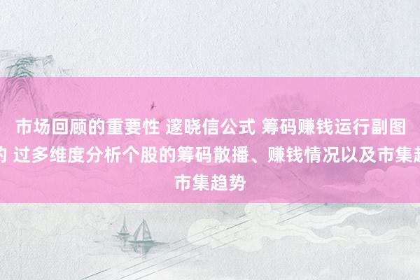 市场回顾的重要性 邃晓信公式 筹码赚钱运行副图目的 过多维度分析个股的筹码散播、赚钱情况以及市集趋势