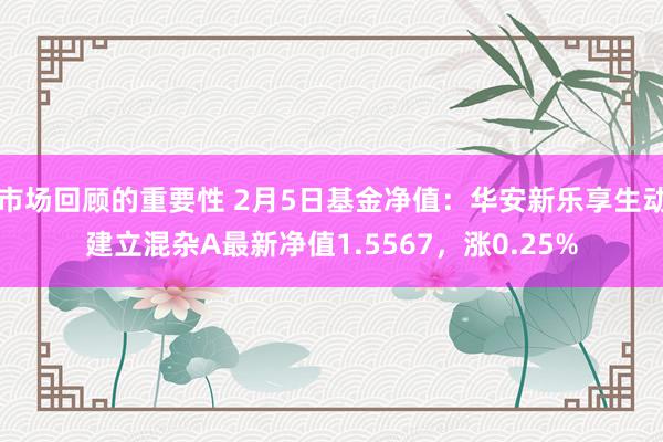 市场回顾的重要性 2月5日基金净值：华安新乐享生动建立混杂A最新净值1.5567，涨0.25%