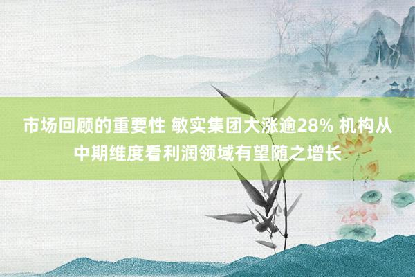 市场回顾的重要性 敏实集团大涨逾28% 机构从中期维度看利润领域有望随之增长