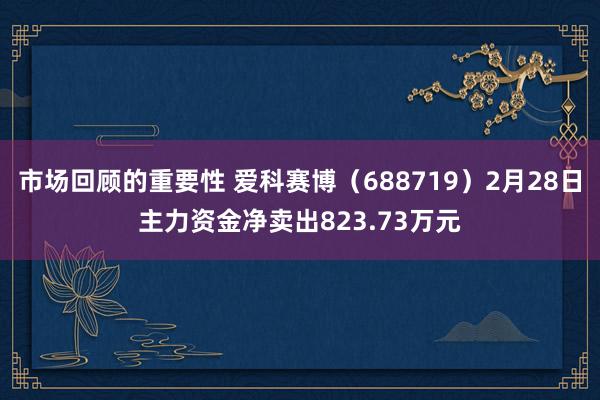 市场回顾的重要性 爱科赛博（688719）2月28日主力资金净卖出823.73万元